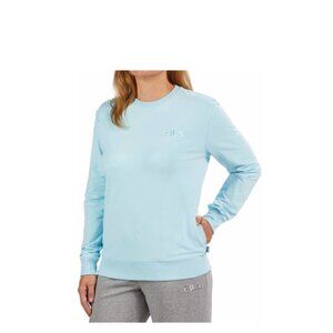 Fila Womens French Terry Crewneck Long Sleeve Sweatshirt